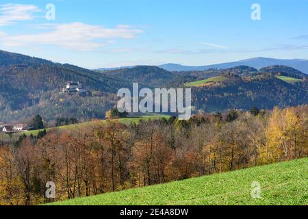 Krumbach, Schloss Krumbach, Bucklige Welt, Wiener Alpen, Alpen, Niederösterreich / Niederösterreich, Österreich Stockfoto