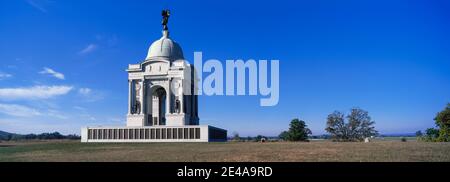 Pennsylvania State Memorial im Gettysburg National Military Park, Gettysburg, Pennsylvania, USA Stockfoto