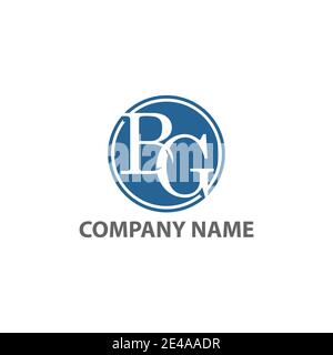 BG Logo Design Vorlage Vektor Grafik Branding Element.EPS 10 Stock Vektor