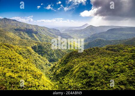 Der Black River Gorges National Park in Mauritius, Afrika Stockfoto