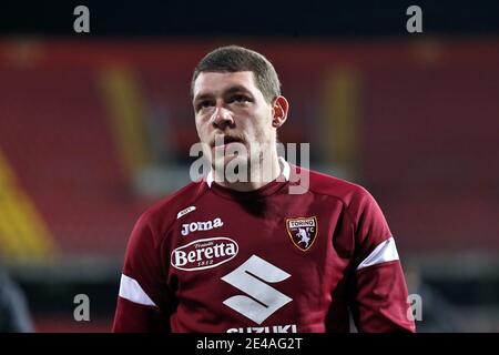 Benevento, Italien. Januar 2021. Belotti (Turin FC) während Benevento Calcio vs Torino FC, Italienische Fußballserie EIN Spiel in Benevento, Italien, Januar 22 2021 Kredit: Unabhängige Fotoagentur/Alamy Live Nachrichten Stockfoto