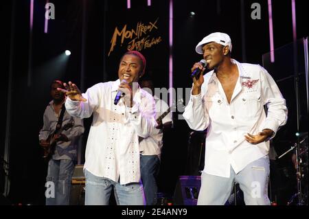 Kool and the Gang tritt am 15. Juli 2009 beim Montreux Jazz Festival in der Schweiz auf. Foto von Loona/ABACAPRESS.COM Stockfoto