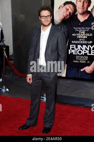 Seth Rogen bei der Premiere von "Funny People", die am 20. Juli 2009 in den Arclight Cinemas in Hollywood, Los Angeles, CA, USA, stattfand. Foto von Lionel Hahn/ABACAPRESS.COM Stockfoto
