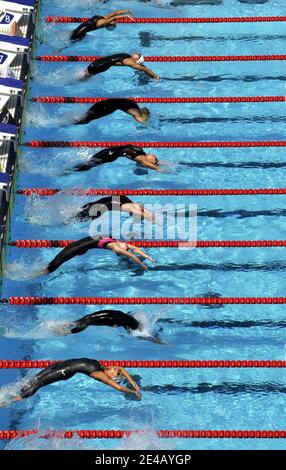 Atmosphäre während der 13. 'FINA' Schwimmweltmeisterschaften, in Rom, Italien, am 31. Juli 2009. Foto von Christophe Guibbaud/ABACAPRESS.COM Stockfoto