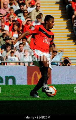 Antonio Valencia von Manchester United beim Fußballspiel Community Shield zwischen Manchester United und Chelsea im Wembley Stadium in London, Großbritannien, am 9. August 2009. Chelsea gewann 2-2 (4 Strafen zu 2). Foto von Henri Szwarc/ABACAPRESS.COM Stockfoto