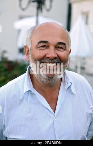 Gerard Jugnot posiert während des 2. 'Angouleme Film Festival' in Angouleme, Frankreich am 29. August 2009. Foto von Denis Guignebourg/ABACAPRESS.COM Stockfoto