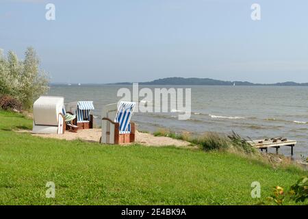 Greifswalder Buchtküste zwischen Neuendorf und Lauterbach, Landkreis Putbus, Insel Rügen, Mecklenburg-Vorpommern, Deutschland Stockfoto