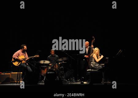 Diana Krall tritt am 17. September 2009 im L'Olympia in Paris auf. Foto von Mousse/ABACAPRESS.COM Stockfoto