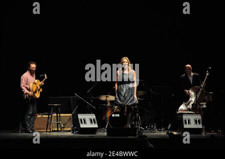 Diana Krall tritt am 17. September 2009 im L'Olympia in Paris auf. Foto von Mousse/ABACAPRESS.COM Stockfoto