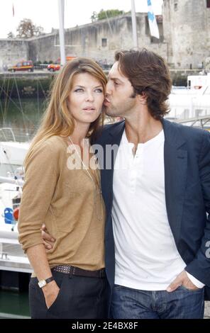 Gwendoline Hamon und Frederic Diefenthal am 20. September 2009 beim 11. TV Fiction Festival von La Rochelle in La Rochelle, Frankreich. Foto von Patrick Bernard/ABACAPRESS.COM Stockfoto