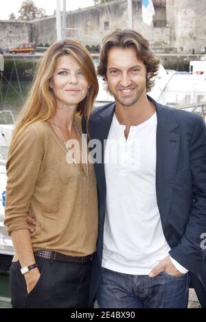 Gwendoline Hamon und Frederic Diefenthal am 20. September 2009 beim 11. TV Fiction Festival von La Rochelle in La Rochelle, Frankreich. Foto von Patrick Bernard/ABACAPRESS.COM Stockfoto