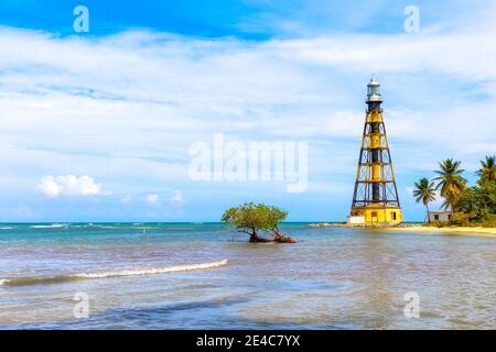 Der Strand von Cayo Jutias im Norden von Kuba Stockfoto