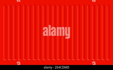 Roter Container Hintergrund Vektor. Stock Vektor