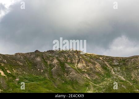 Edelweisspitze, 2572 m, Großglockner Hochalpenstraße, Nationalpark hohe Tauern, Salzburger Land, Kärnten, Österreich, Europa Stockfoto