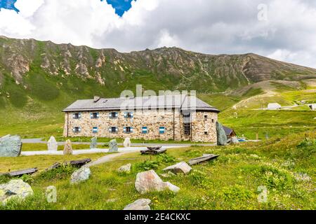 Forschungszentrum und Museum Haus Alpine Naturschau, Großglockner Hochalpenstraße, Nationalpark hohe Tauern, Salzburger Land, Salzburg, Österreich Stockfoto