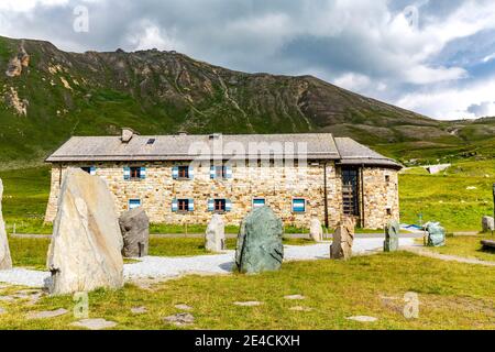 Forschungszentrum und Museum Haus Alpine Naturschau, Großglockner Hochalpenstraße, Nationalpark hohe Tauern, Salzburger Land, Salzburg, Österreich Stockfoto