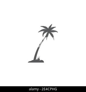Palm Tree Sommer logo template Vector Illustration Stock Vektor
