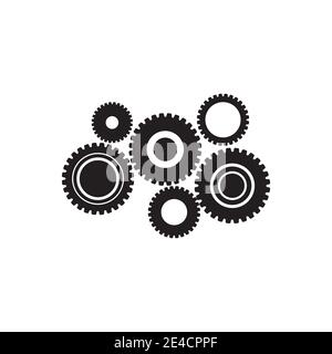 Gang Logo Vorlage Vektor icon Abbildung design Stock Vektor