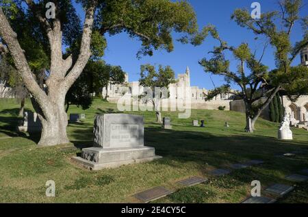 Glendale, Kalifornien, USA 18. Januar 2021 EIN allgemeiner Blick auf die Atmosphäre des Grabes des Autors L. Frank Baum im Forest Lawn Memorial Park am 18. Januar 2021 in Glendale, Kalifornien, USA. Foto von Barry King/Alamy Stockfoto Stockfoto