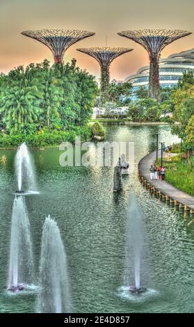 Gardens by the Bay, Singapur Stockfoto