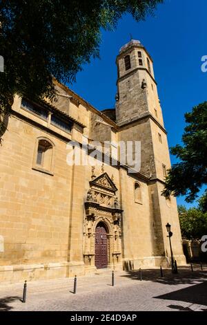 Sacra Capilla del Salvador del Mundo. XVIII Jahrhundert Kapelle des Erlösers, Vazquez de Molina Platz. Ubeda, UNESCO-Weltkulturerbe. Provinz Jaen, Stockfoto