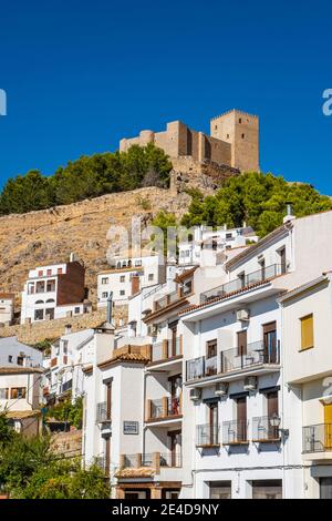 Segura de la Sierra Dorf. Naturpark Sierra de Cazorla, Segura und Las Villas, Provinz Jaen, Andalusien, Südspanien Europa Stockfoto