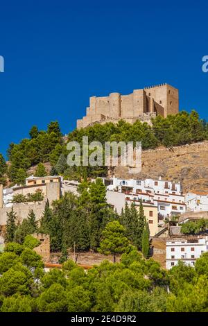 Segura de la Sierra Dorf. Naturpark Sierra de Cazorla, Segura und Las Villas, Provinz Jaen, Andalusien, Südspanien Europa Stockfoto