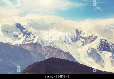 Wrangell-St. Elias National Park and Preserve, Alaska, USA. Wunderschöne Naturlandschaften. Stockfoto