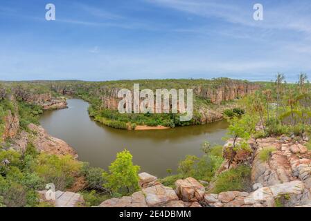 Nitmiluk National Park und Katherine River, Northern Territory, Australien. Stockfoto