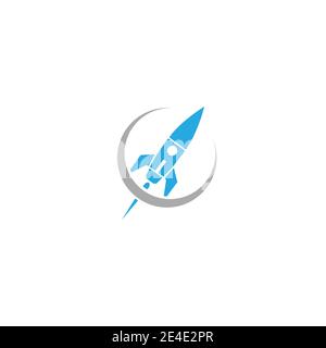 Rocket Logo Vorlage Vektor Symbol Natur Design Stock Vektor