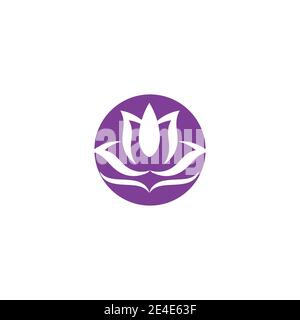 Schönheit Vektor Lotus Blumen Design logo Symbol Vorlage Stock Vektor