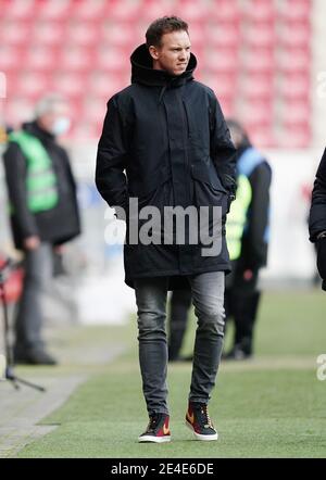 Stadt Mainz, Deutschland. 23. Jan, 2021. firo: 23.01.2021 Fußball: 1. Bundesliga, Saison 2020/21 FSV Mainz - RB Leipzig Trainer Julian Nagelsmann (Leipzig) Credit: Thorsten Wagner/Witters/POOL/via firoportphoto / Verwendung weltweit/dpa/Alamy Live News Stockfoto