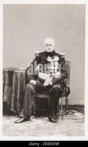 Vintage 19. Jahrhundert Foto: Marie Ernest Paul Boniface de Castellane, Marquis de Castellane, bekannt als Boni de Castellane, war ein französischer Adliger und Politiker. Er war bekannt als führender Belle Époque-Verkoster und der erste Ehemann der amerikanischen Eisenbahnerbin Anna Gould. Stockfoto