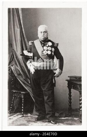 Vintage 19. Jahrhundert Foto: Alphonse Henri, comte d'Hautpoul (4. Januar 1789 – 27. Juli 1865) war Premierminister von Frankreich vom 31. Oktober 1849 bis 10. April 1851 während der Zweiten Republik Frankreich. Stockfoto