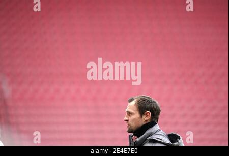 Stadt Mainz, Deutschland. 23. Jan 2021. firo: 23.01.2021 Fußball: 1. Bundesliga, Saison 2020/21 FSV Mainz - RB Leipzig Trainer Bo Svensson (Mainz) Credit: Thorsten Wagner/Witters/POOL/via firoportphoto/dpa/Alamy Live News Stockfoto