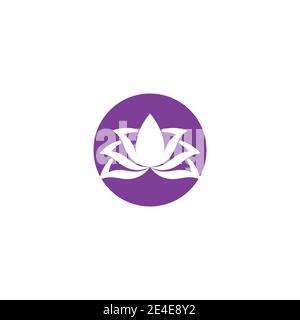 Schönheit Vektor Lotus Blumen Design logo Symbol Vorlage Stock Vektor