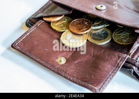 Altersarmut in Deutschland Stockfoto