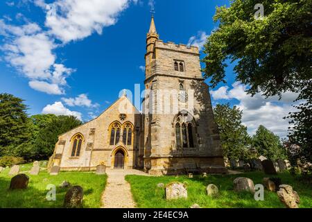 Die Kirche von St. James der große in Birlingham, Worcestershire, England Stockfoto