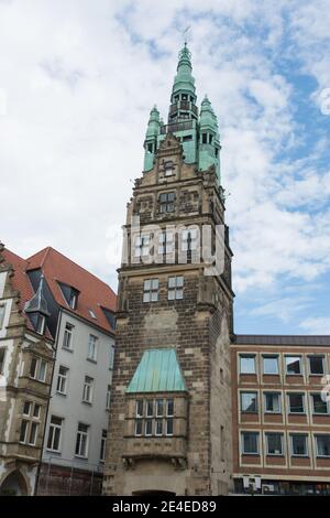 Historischer Turm in Münster Deutschland Stockfoto