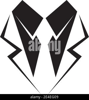 Krawatte Logo Symbol Design Vektor Illustration Vorlage Stock Vektor