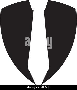 Krawatte Logo Symbol Design Vektor Illustration Vorlage Stock Vektor