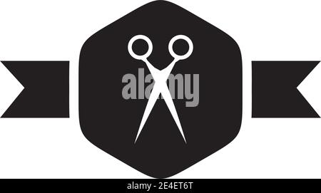 Scissor Icon Logo Design Inspiration Vektor Vorlage Stock Vektor