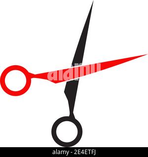 Scissor Icon Logo Design Inspiration Vektor Vorlage Stock Vektor