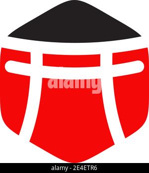 Dojo Logo Symbol Design Inspiration Vektor Vorlage Stock Vektor