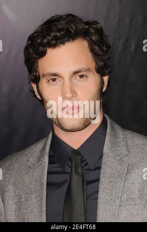 Penn Badgley nimmt an der Premiere von 'The Stiefvater' am 12. Oktober 2009 im SVA Theater in New York Teil. Foto von Mehdi Taamallah/ABACAPRESS.COM (im Bild: Penn Badgley) Stockfoto