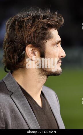 Bixente Lizarazu nimmt am 21. Oktober 2009 am UEFA Champions League Soccer Match, Gruppe A , Girondins de Bordeaux gegen FC Bayern München im Stade Chaban-Delmas in Bordeaux, Frankreich, Teil. Bordeaux gewann 2:1. Foto von Patrick Bernard/ABACAPRESS.COM Stockfoto