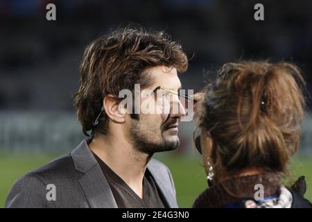 Bixente Lizarazu nimmt am 21. Oktober 2009 am UEFA Champions League Soccer Match, Gruppe A , Girondins de Bordeaux gegen FC Bayern München im Stade Chaban-Delmas in Bordeaux, Frankreich, Teil. Bordeaux gewann 2:1. Foto von Patrick Bernard/ABACAPRESS.COM Stockfoto