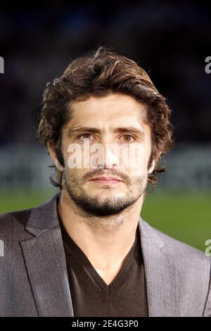 Bixente Lizarazu nimmt am 21. Oktober 2009 am UEFA Champions League Soccer Match, Gruppe A , Girondins de Bordeaux gegen FC Bayern München im Stade Chaban-Delmas in Bordeaux, Frankreich, Teil. Bordeaux gewann 2:1. Foto von Patrick Bernard/ABACAPRESS.COM Stockfoto