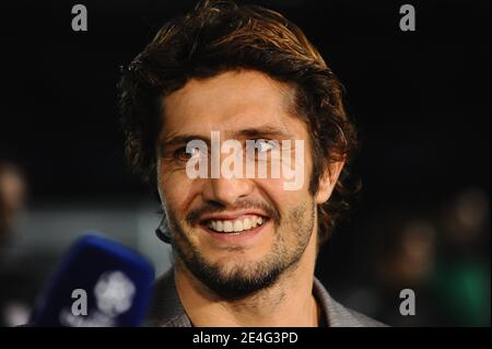 Bixente Lizarazu nimmt am 21. Oktober 2009 am UEFA Champions League Soccer Match, Gruppe A , Girondins de Bordeaux gegen FC Bayern München im Stade Chaban-Delmas in Bordeaux, Frankreich, Teil. Bordeaux gewann 2:1. Foto von Christian Liewig/ABACAPRESS.COM Stockfoto