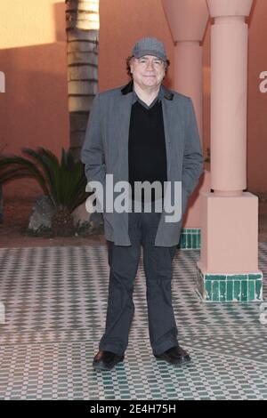 Der britische Schauspieler Brian Cox posiert für eine Fotoschau für "das gute Herz" während des 9. "Marrakech Film Festival" , am 11. Dezember 2009 in Marrakesch, Marokko. Foto von Denis Guignebourg/ABACAPRESS.COM Stockfoto